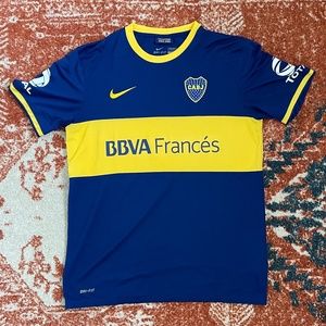Boca Juniors 2013-2014 Home Soccer Jersey